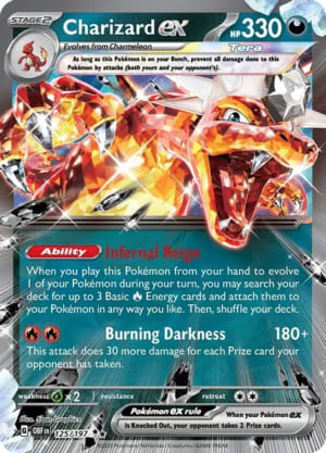 Charizard EX Infernal Reigh Obsidian Flames